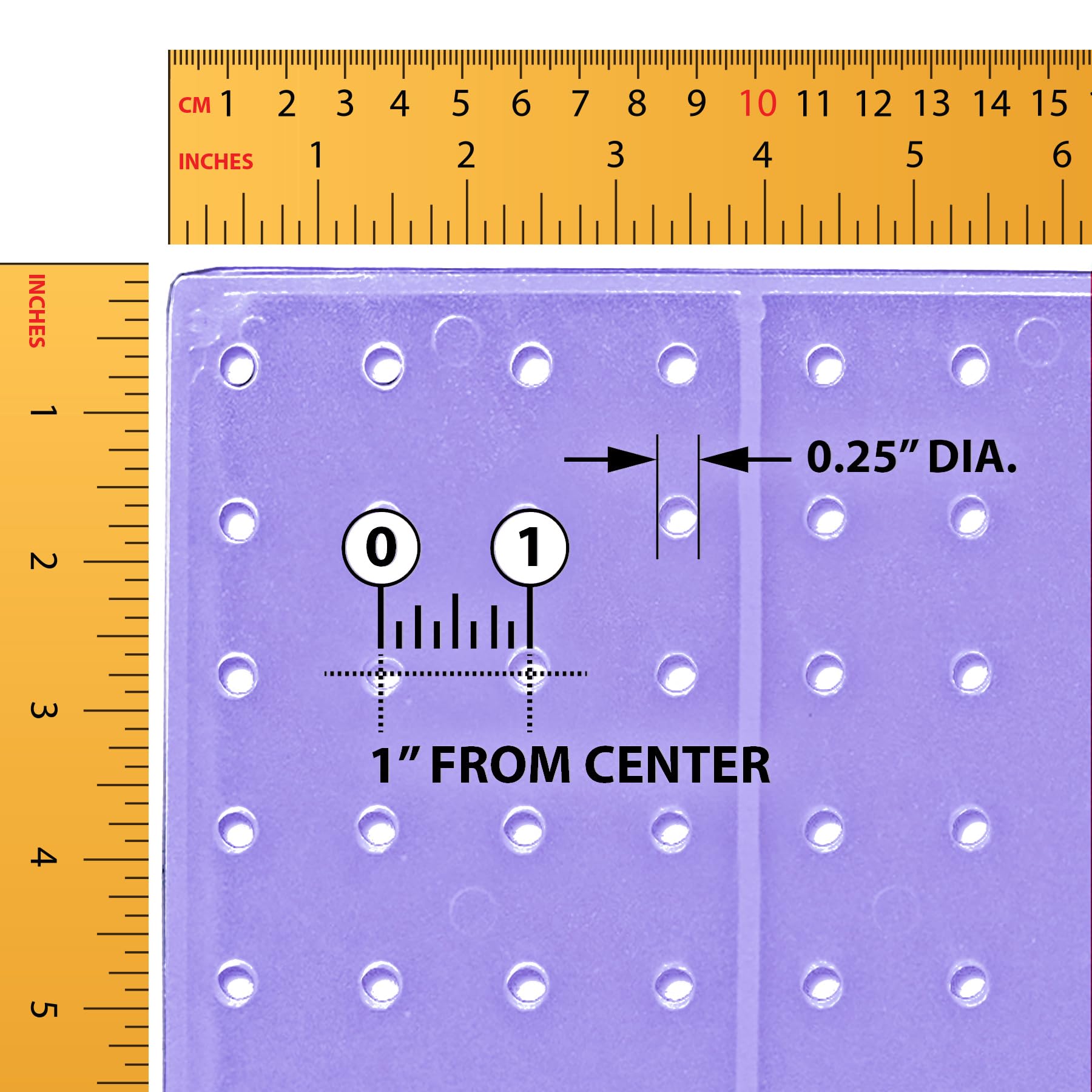 Amazon.com: Azar Displays 771620-PUR Plastic Pegboard for Wall